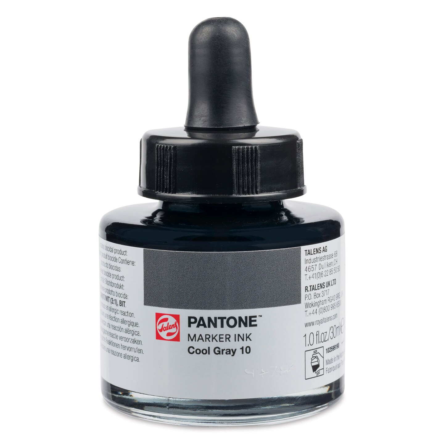 Talens Pantone Marker Ink Refill - Cool Gray 10, 30 ml