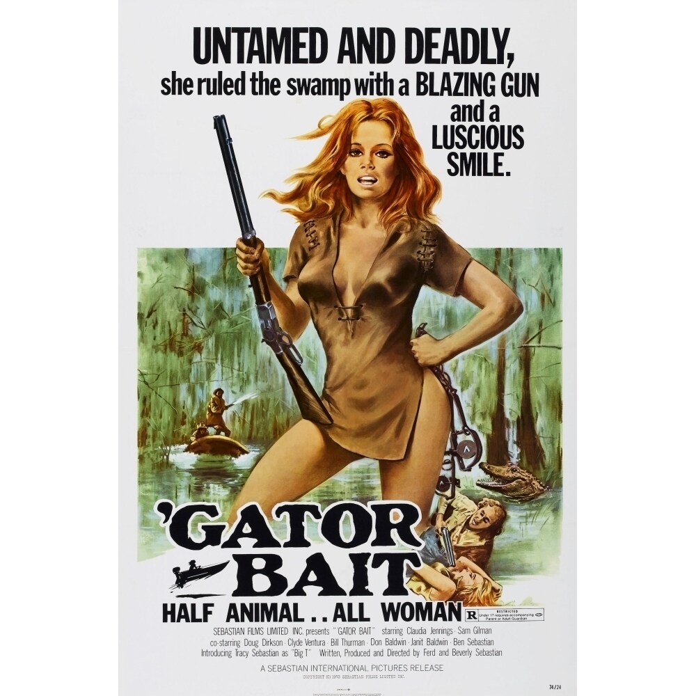 Posterazzi Gator Bait Us Poster Claudia Jennings 1974 Movie Poster Masterprint