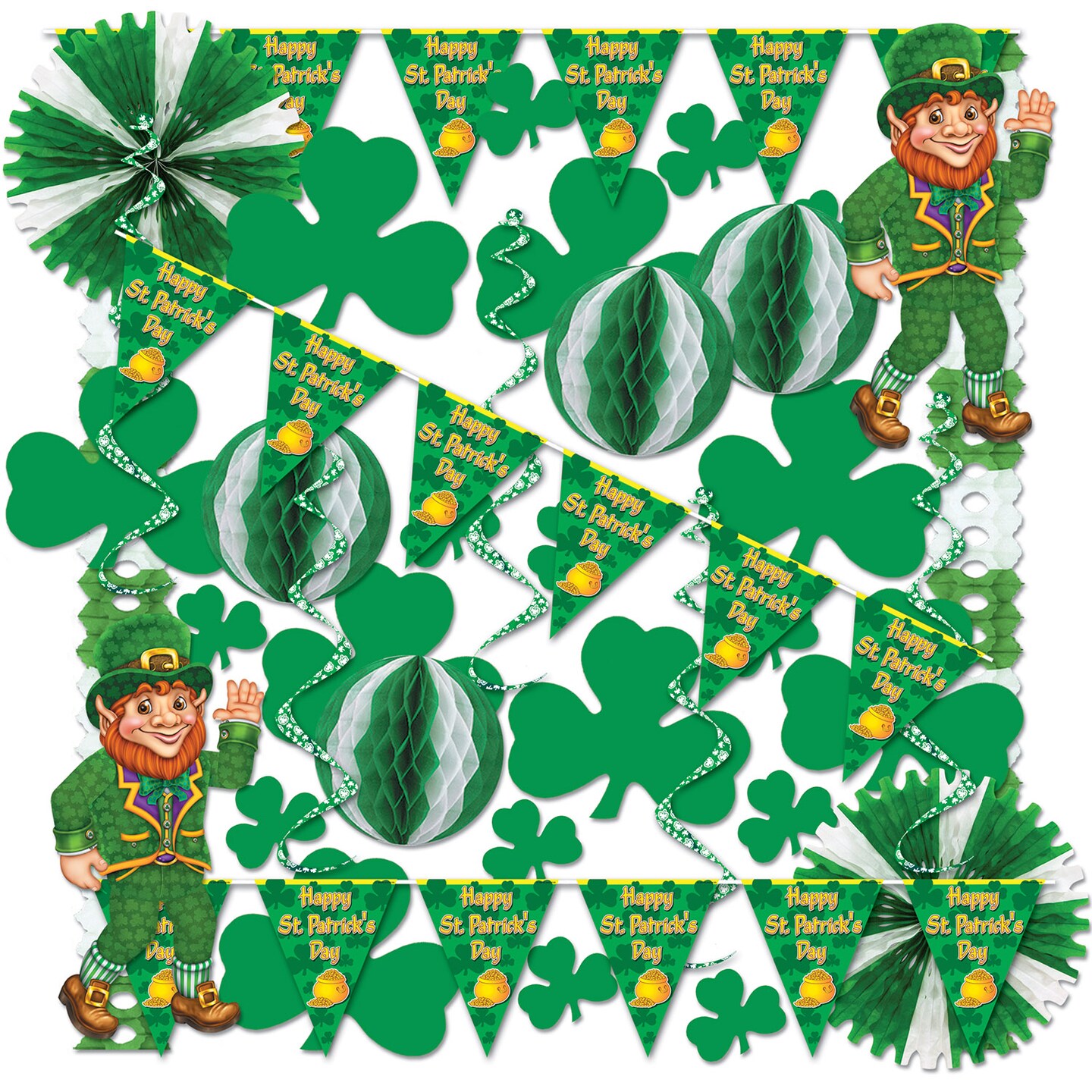 St. Patricks Theme - St Patrick Decorating Kit - Pack of 1