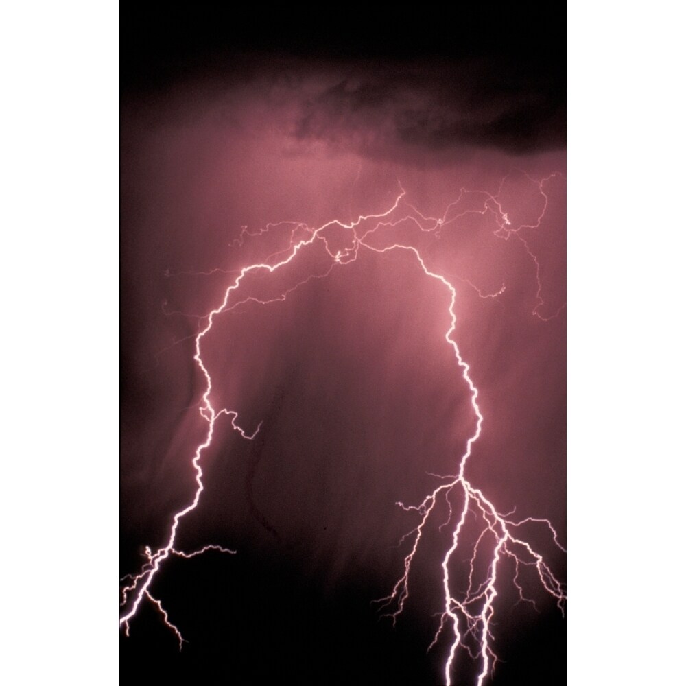 Posterazzi Thunder Storm in the Sky Poster Print
