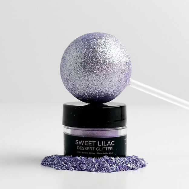 Shine Dessert Glitter: &#x22;Sweet Lilac&#x22; - Light Purple Edible Dessert Glitter
