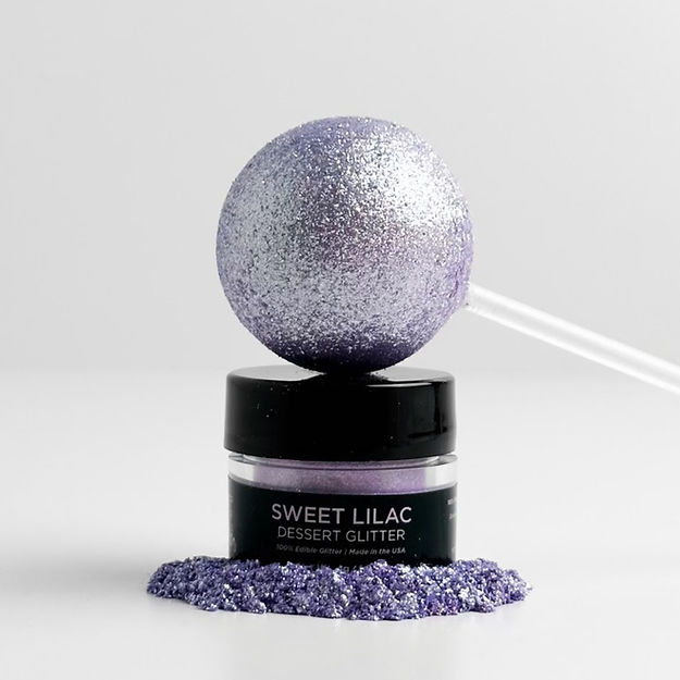 Shine Dessert Glitter: "Sweet Lilac" - Light Purple Edible Dessert Glitter