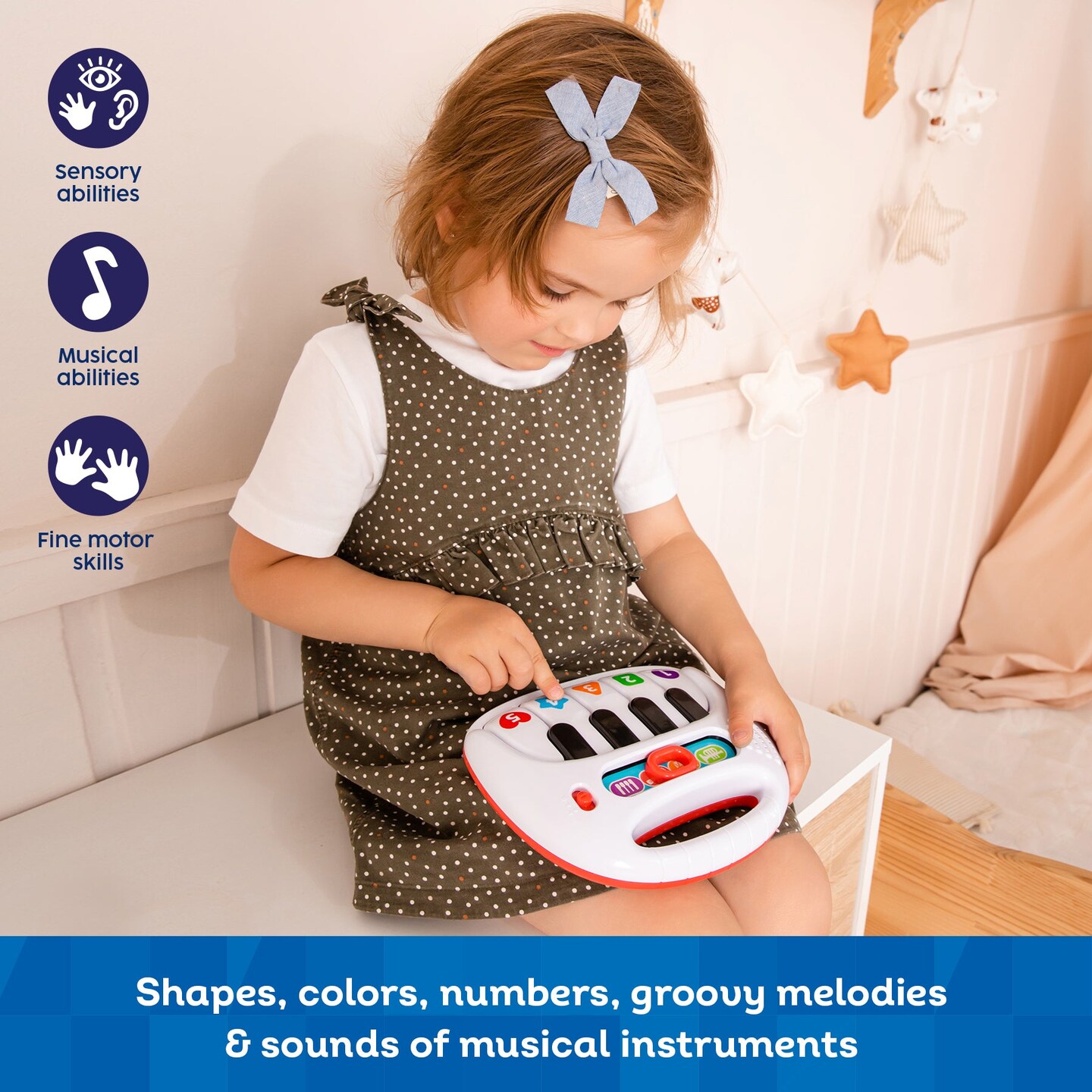 Kids Hits Educational Toddler Piano Toy Musical Rainbow