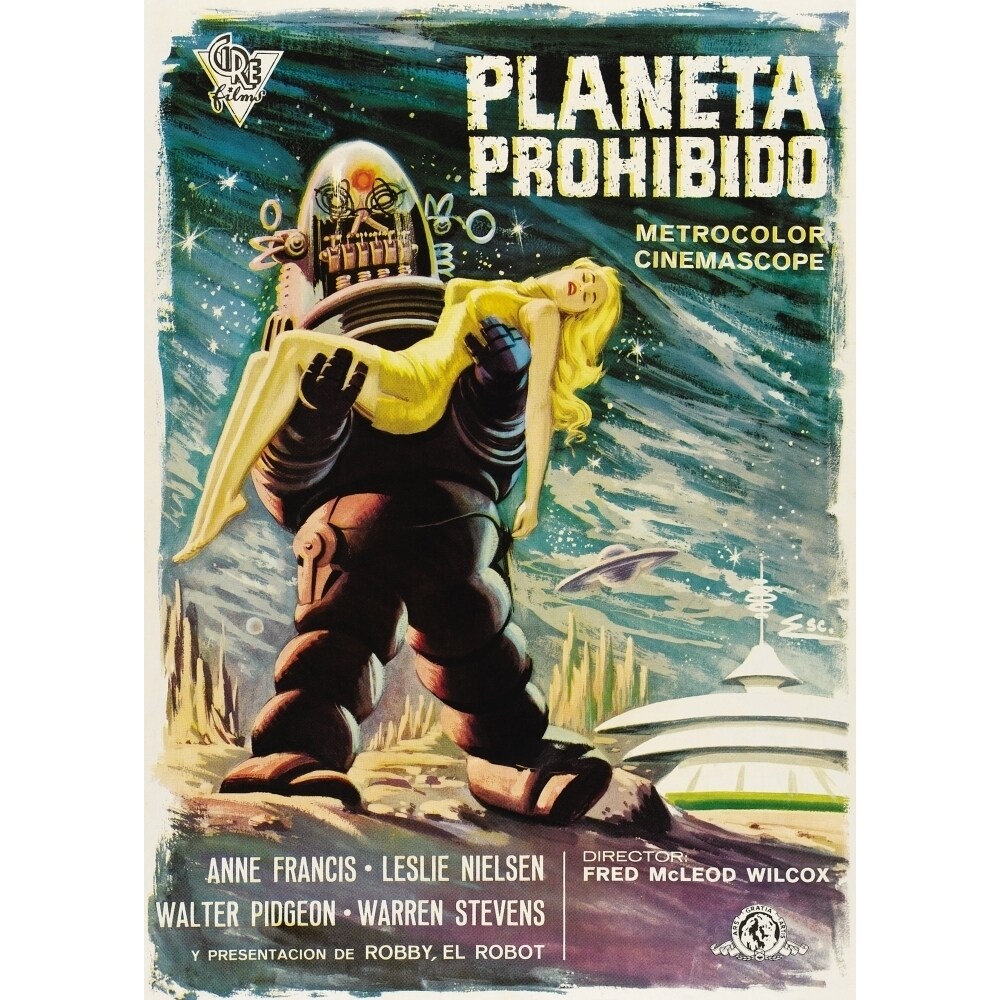 Forbidden Planet Movie Poster Masterprint
