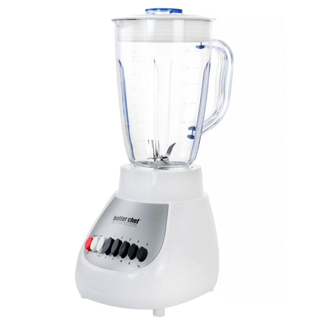 Better Chef   Classic 10-Speed 6-Cup Plastic Jar Blender