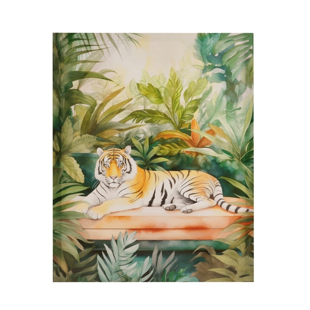 Gracie Mills   Gloria Jungle Animal Canvas Wall Art - GRACE-15789
