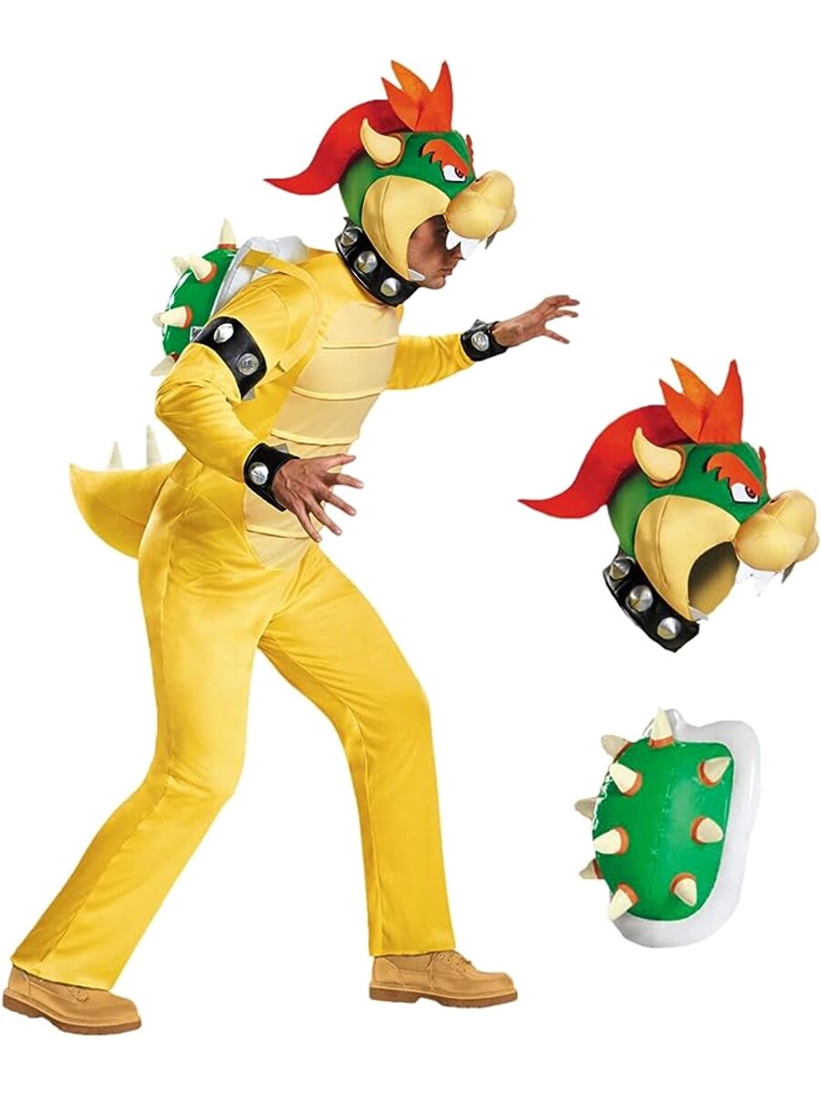 Deluxe Super Mario Brothers Men&#x27;s Bowser Costume