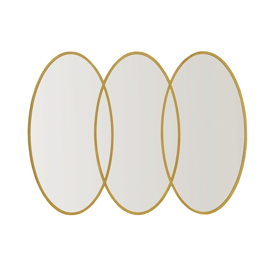 Gracie Mills Randal Vintage Large Overlapping Oval Trio Wall Mirror - Grace-8755