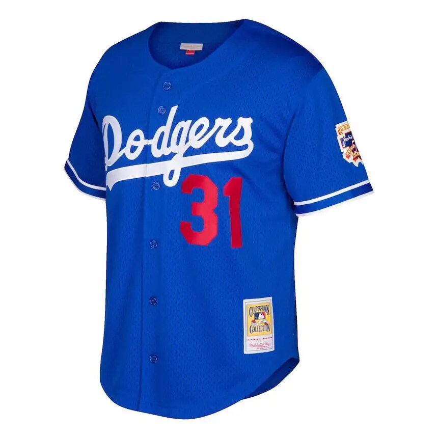 Men's Los Angeles Dodgers Mike Piazza Mitchell Ness Royal