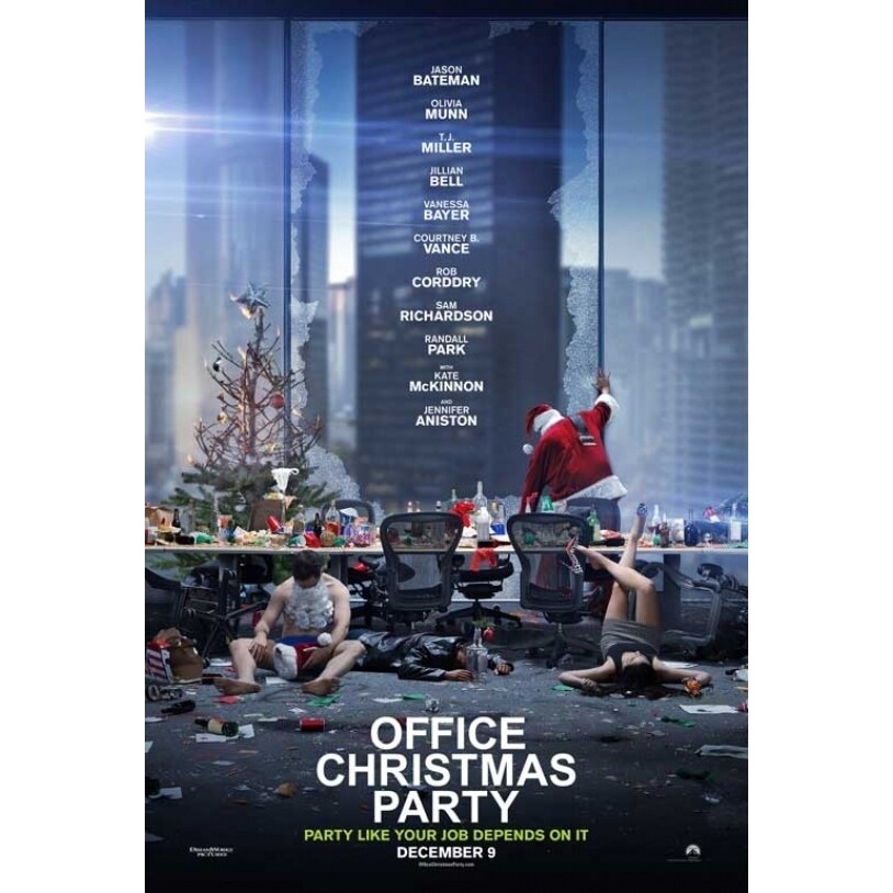 Pop Culture Graphics Office Christmas Party Movie Poster (27 x 40) - Item  MOVEB82355