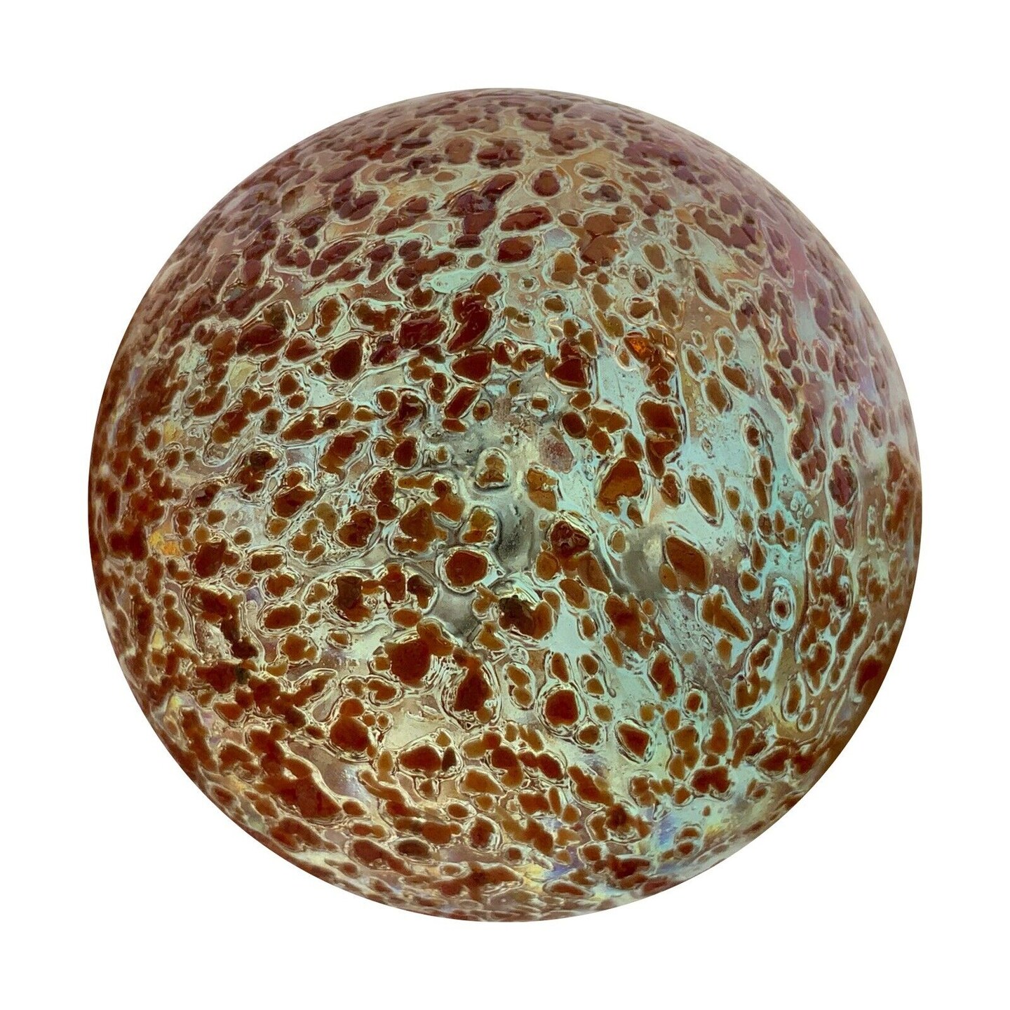 TOE BREAKER 50mm (2") PRINCESS Pink Glitter Confetti Marbles glass Ball HUGE