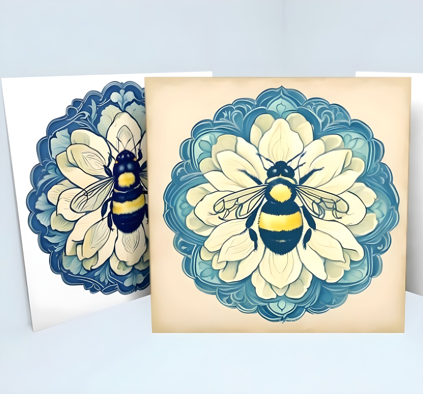 Matched Set of 3 Cards, Bumble Bee Cards, Thank You Cards, Invitation ...