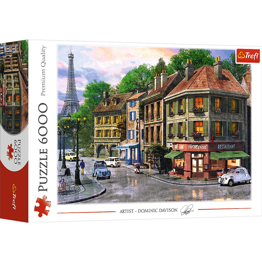 6000 piece Jigsaw Puzzles - Street of Paris, Paris Puzzle, Puzzle of France, Adult Puzzles, Trefl 65001