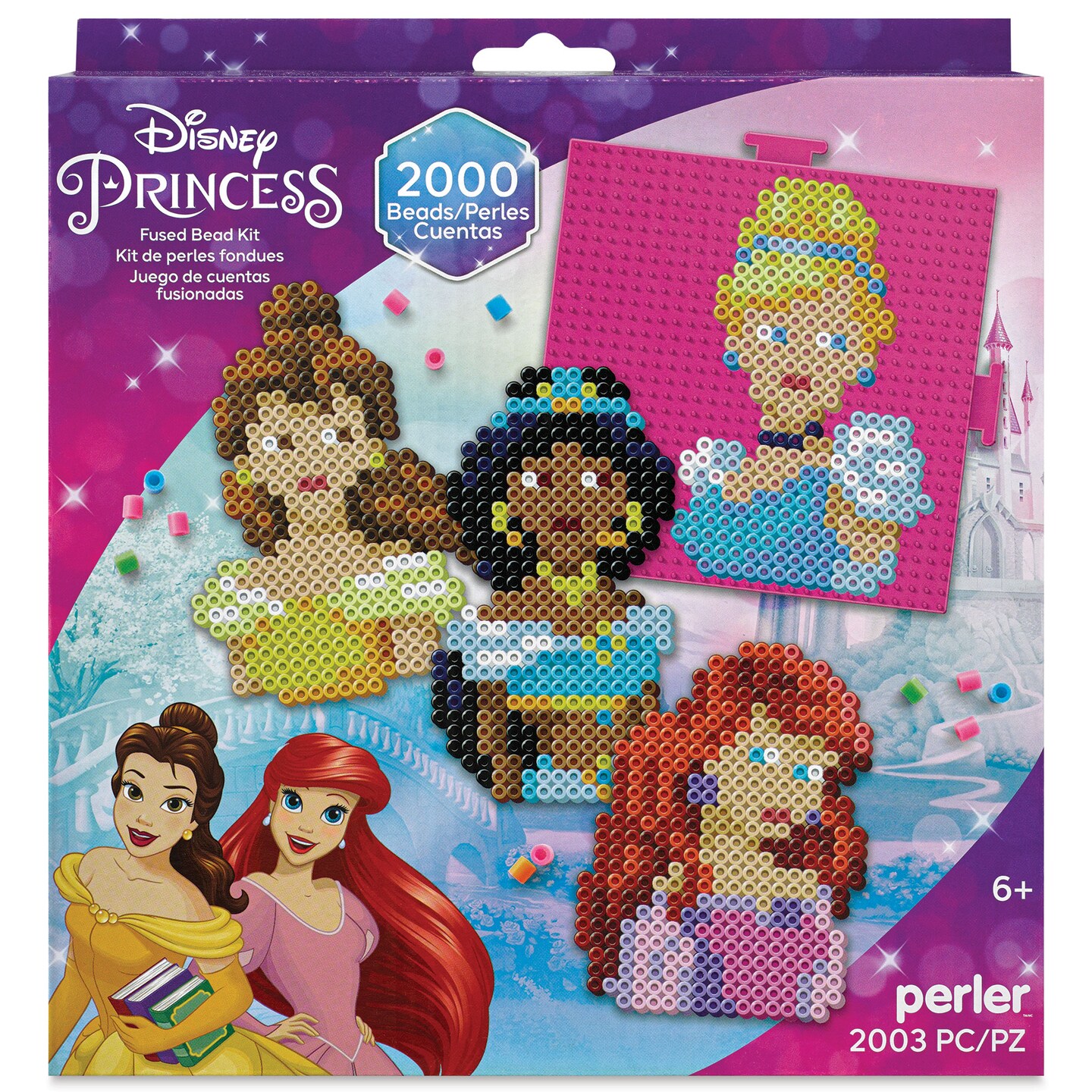 Perler Disney Princesses Fused Bead Kit Activity Box Michaels