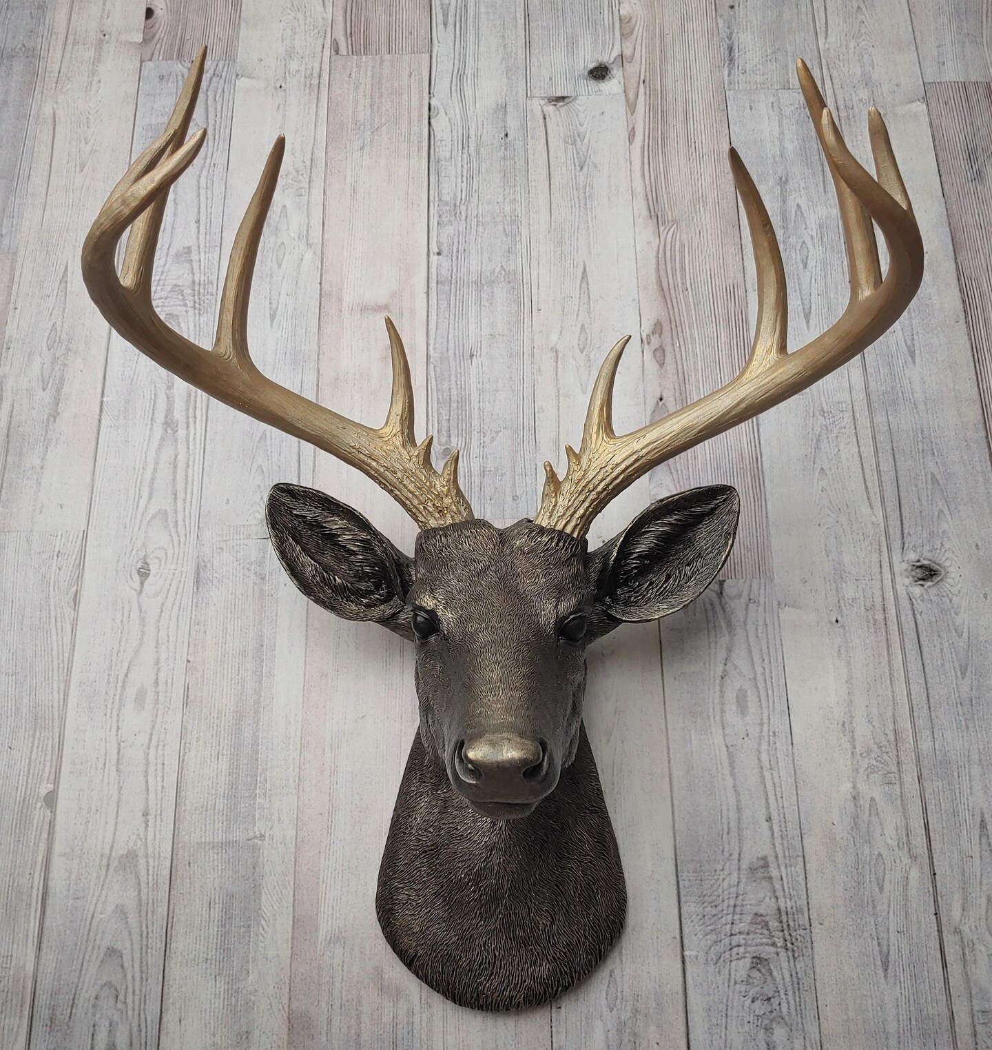 Faux Taxidermy Deer Head Wall Decor, Stag Head Wall Mount | MakerPlace ...