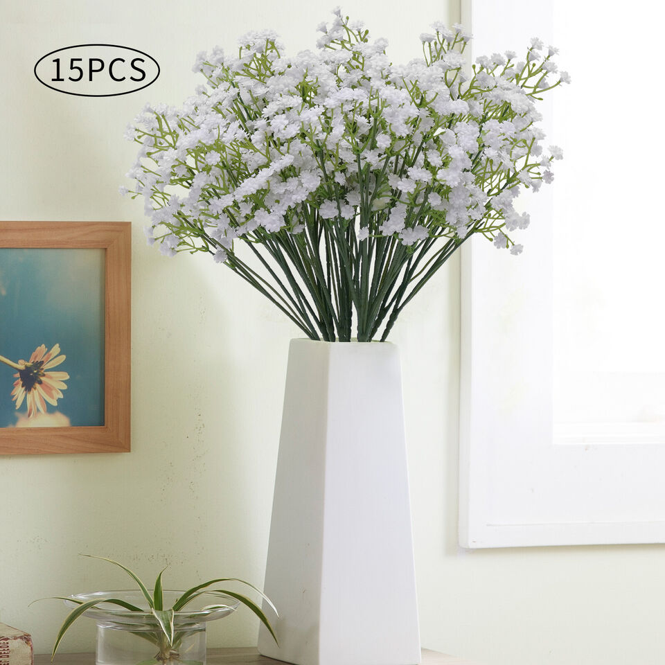 15 PCS Artificial Baby&#x27;s-Breath Flowers