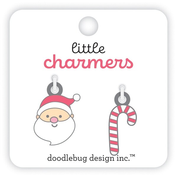 Doodlebug Little Charmers-Gingerbread Kisses - Sweet Santa