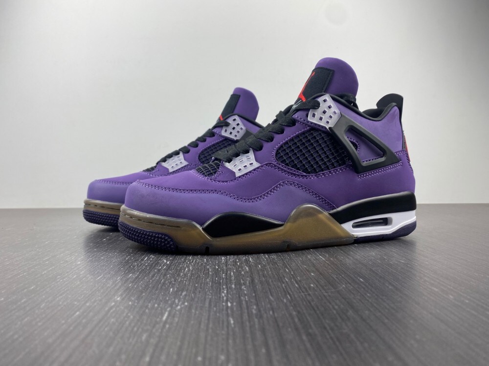 Jordan 4 purple cactus jack best sale