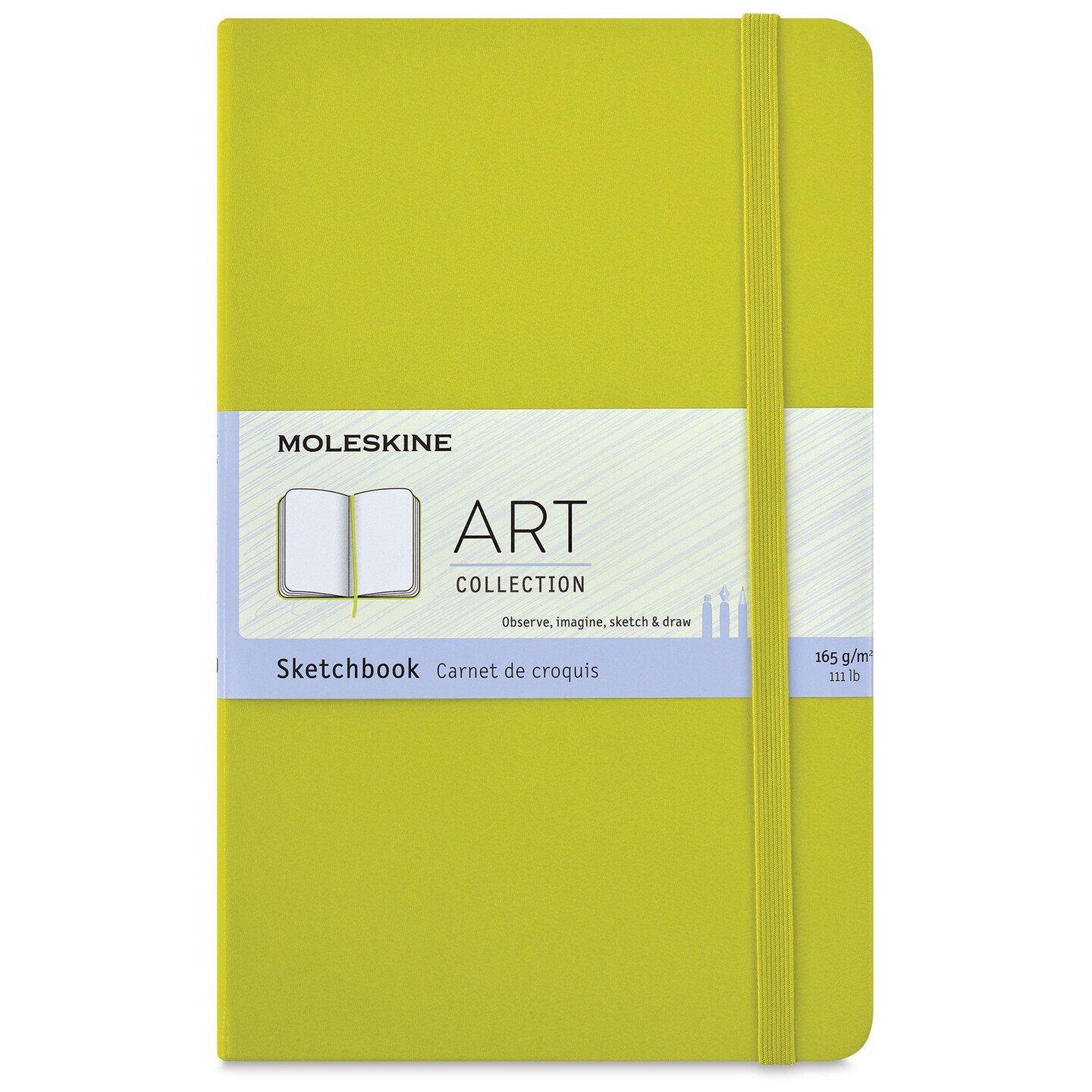 Moleskine Art Collection Sketchbook - Dandelion Yellow, 5" x 8-1/4"
