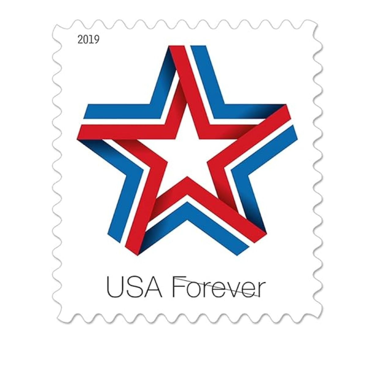 First-Class Star Ribbon Postage Stamps