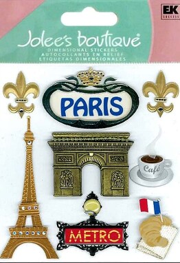 Jolee&#x27;s Boutique Paris Dimensional Stickers