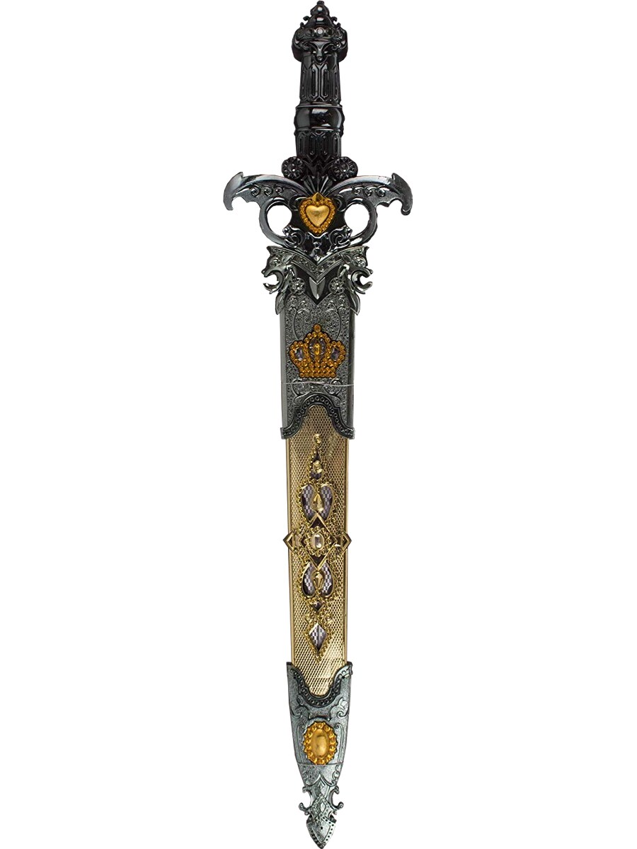 Dark Royalty Medieval Fantasy Soul Sword Toy Costume Accessory