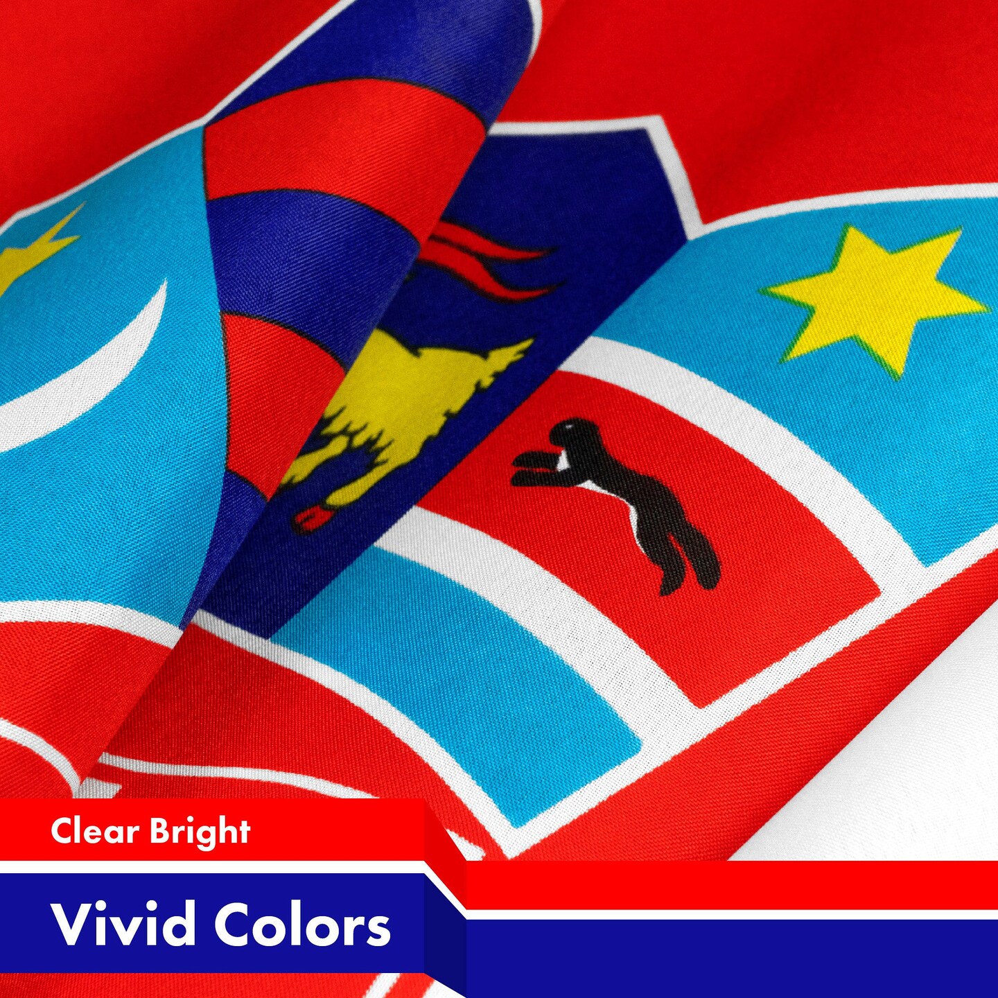 Croatia (Croatian) Flag 150D Printed Polyester 3x5 Ft