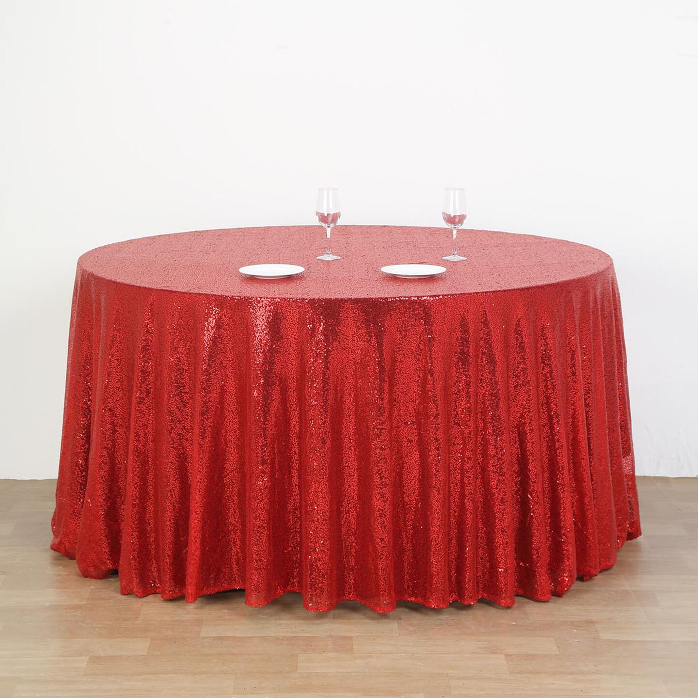 132-Inch Sequin Round Tablecloth