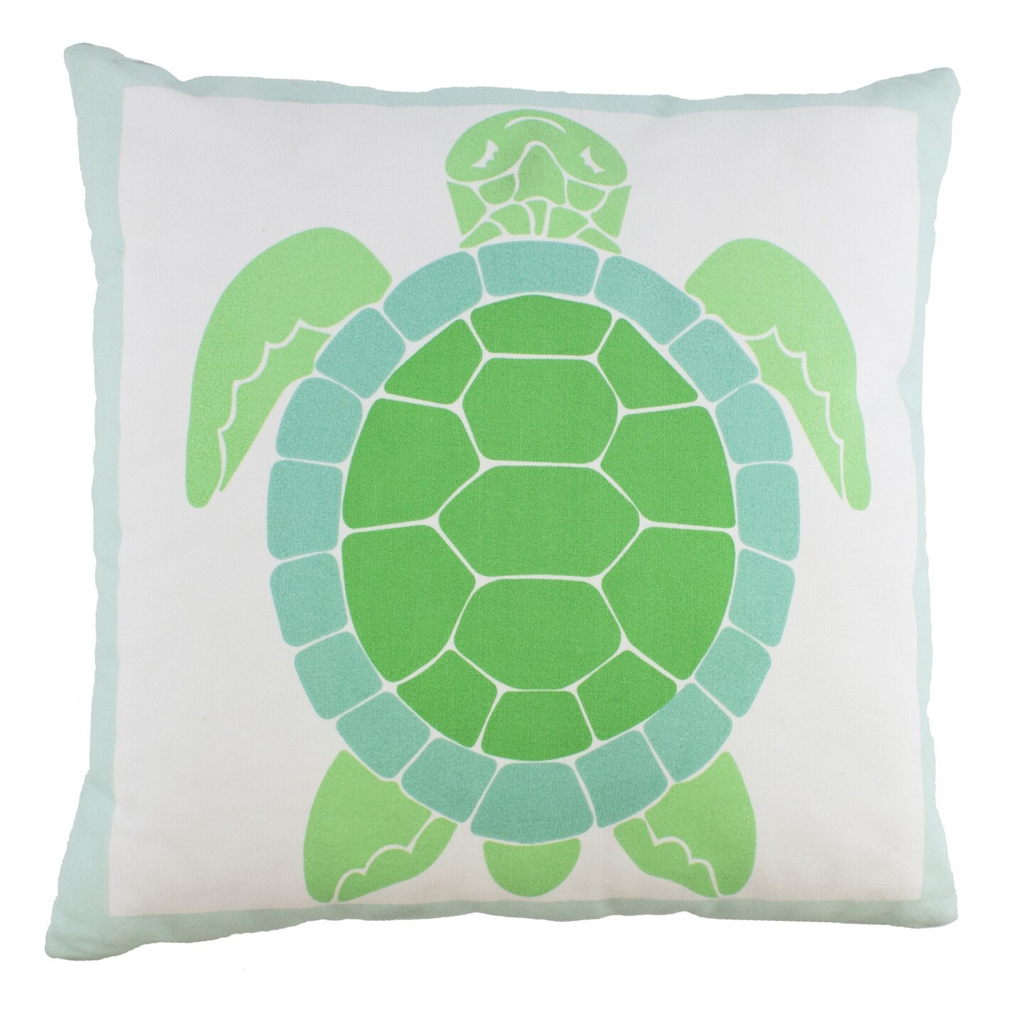 Square Turtle Throw Pillow