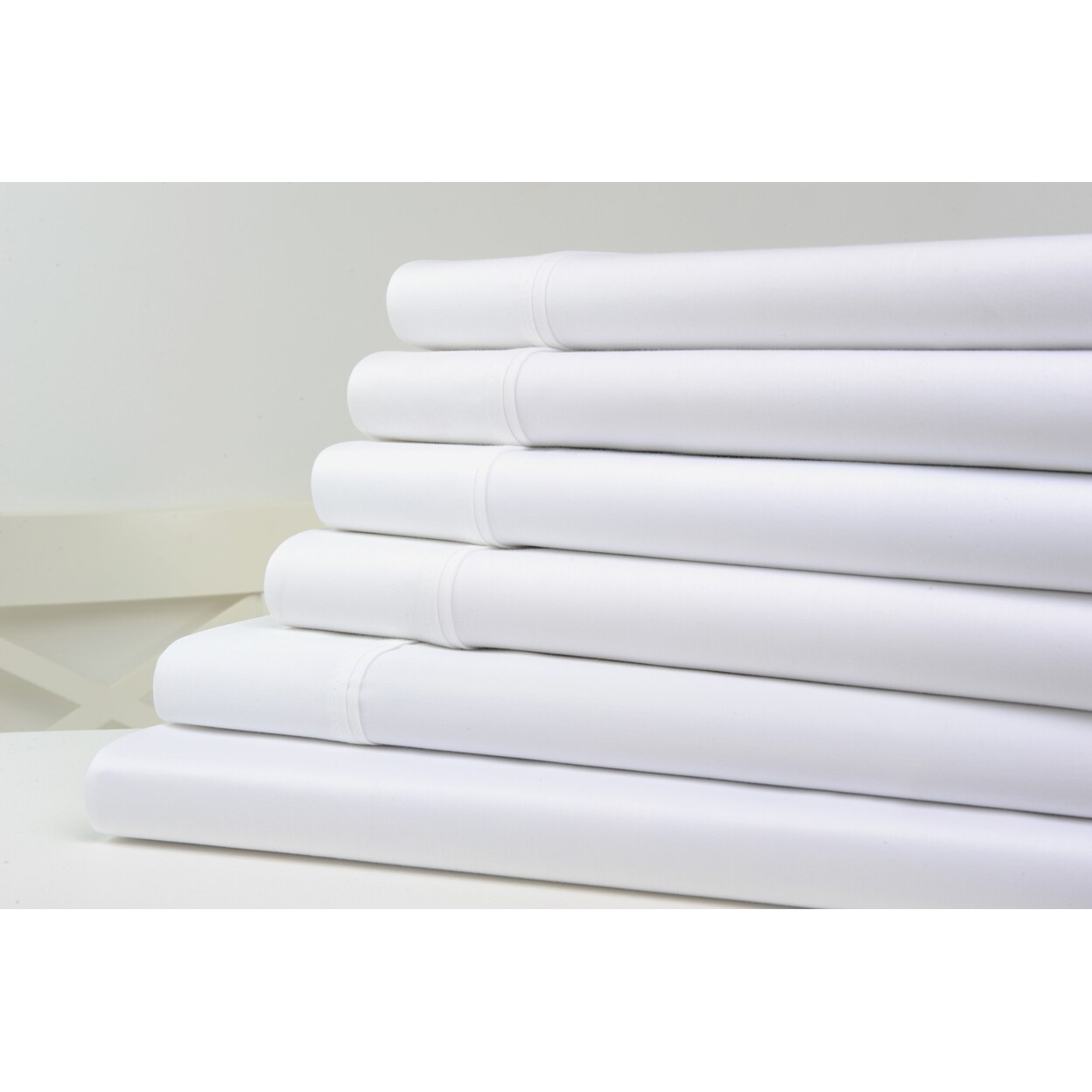 Kathy Ireland 1200 Thread Count Cotton Rich Sheet Set Queen Grey 6 Pieces