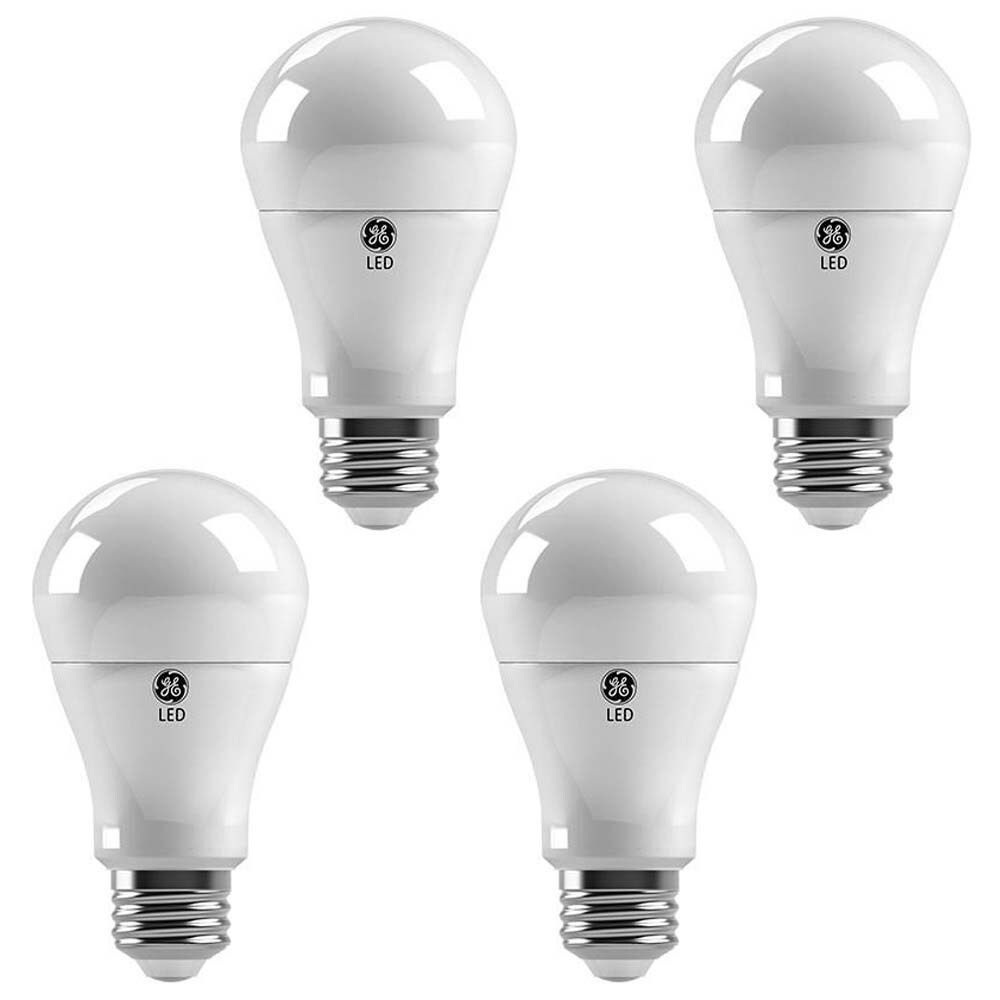 4PK - GE LED 10W A19 800Lm 2700K 90CRI Dimmable Light Bulb - 60w Equiv