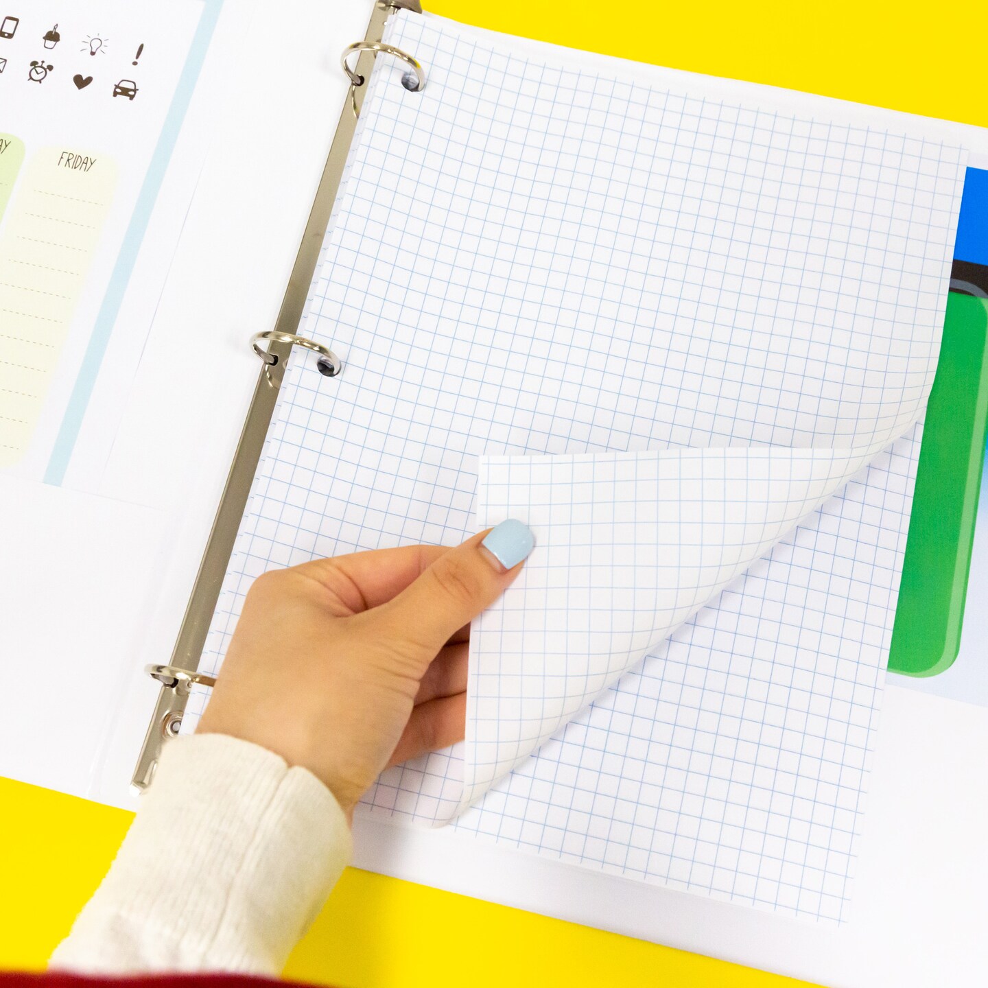 BAZIC Wireless Notebook Reversible 4&#x22;/5&#x22; Quad Ruled 8.5&#x22; X 11&#x22; 80 Ct.