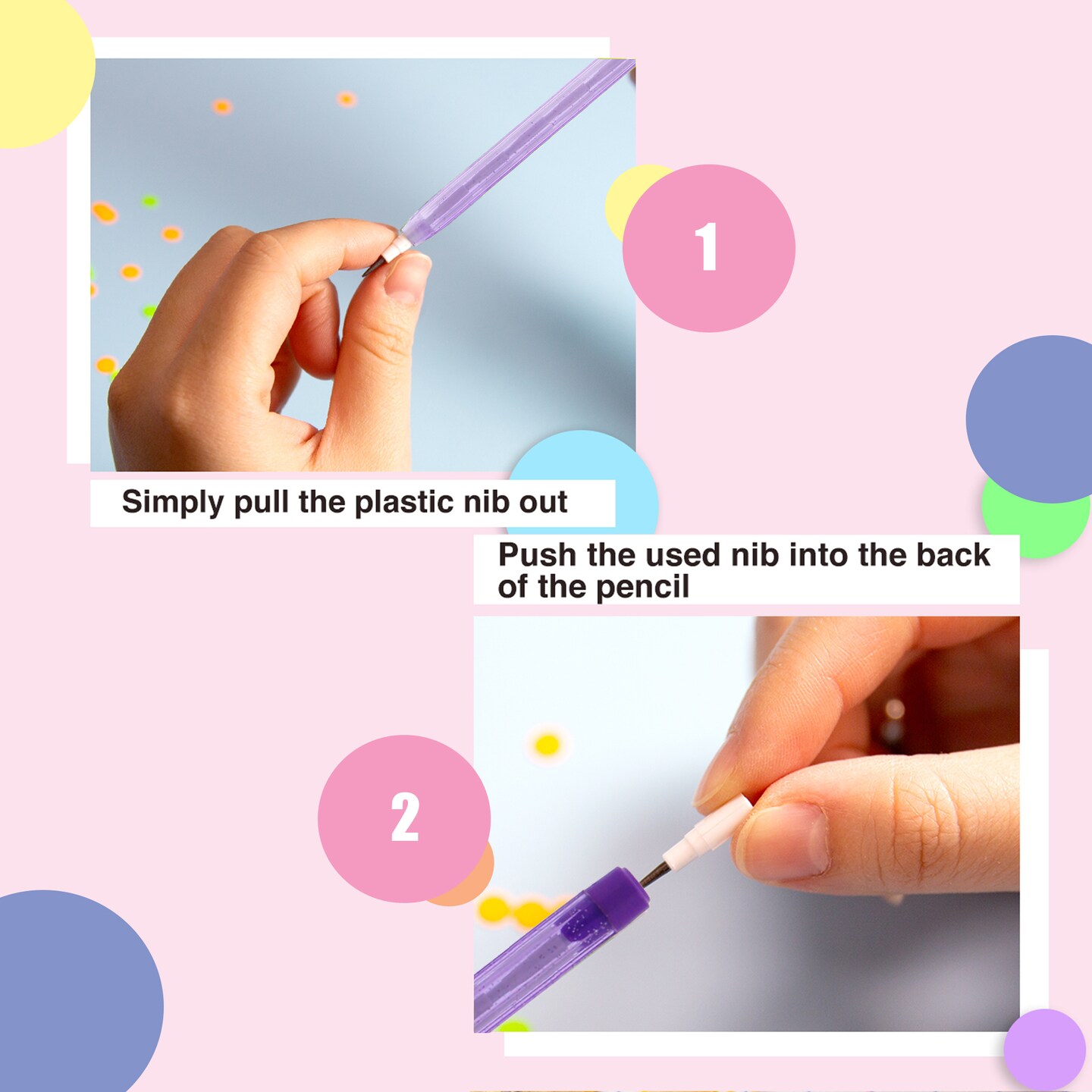 BAZIC Multi-Point Pencil Dazzle (8/Pack)