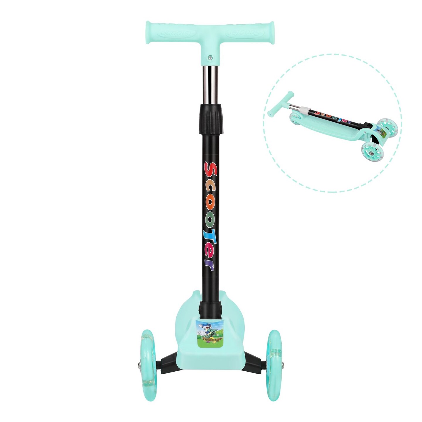 Scooter For Kids 3 Wheel Kick Scooter For Toddler Girls Boys