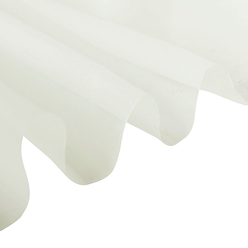 5x32 feet Premium Chiffon Sheer CURTAIN PANEL Backdrop Drape