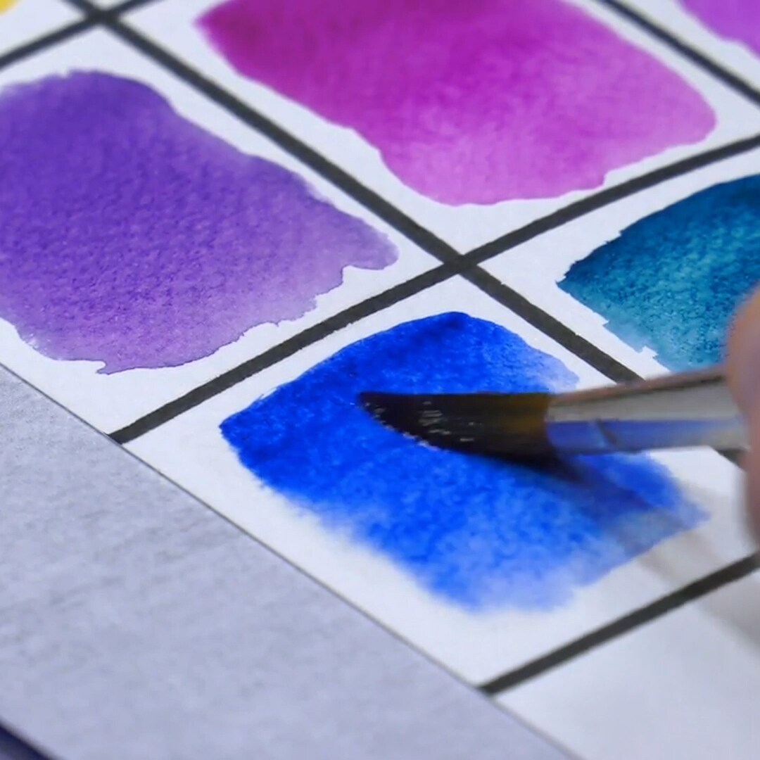 SoHo Urban Artist E-Z Lift Artist Watercolors Pan Set Of 36 - Professional Watercolor Pan with Rich &#x26; Brilliant Colors for Painters, Artists, Canvas, &#x26; More!