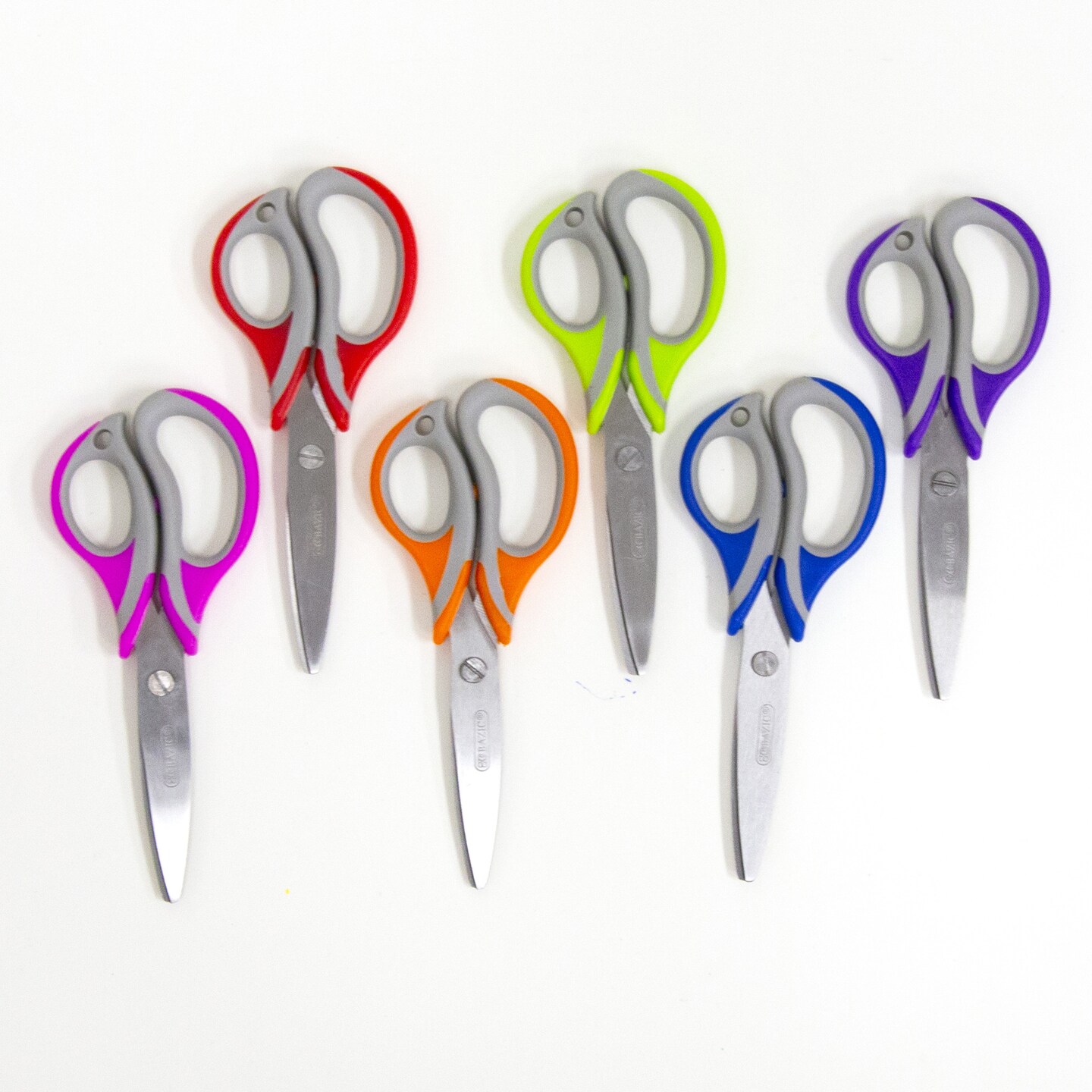 BAZIC Kid&#x27;s Scissors 5-3/4&#x22; Two-Tone Soft Grip