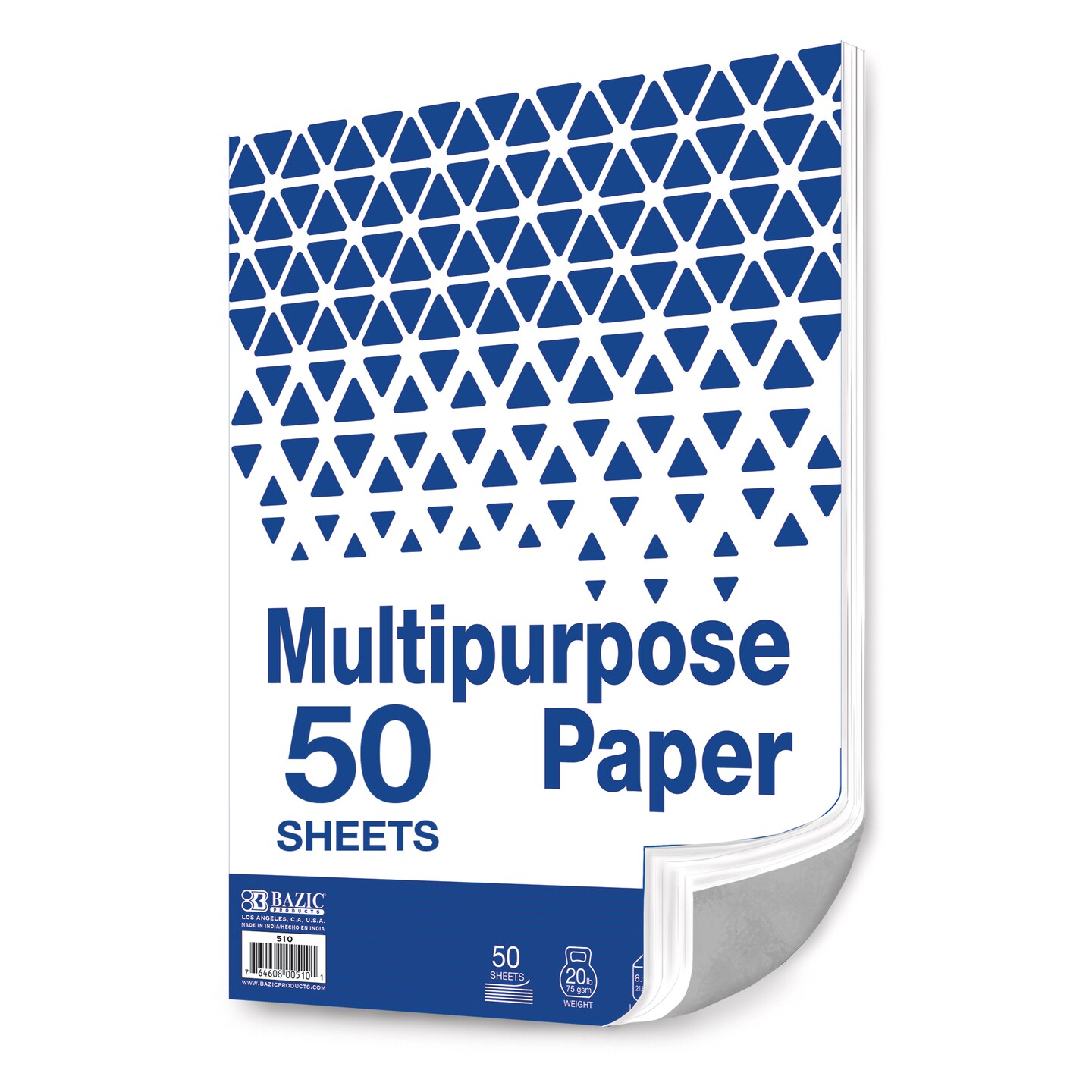 BAZIC White Multipurpose Paper (50 sheets/pack)