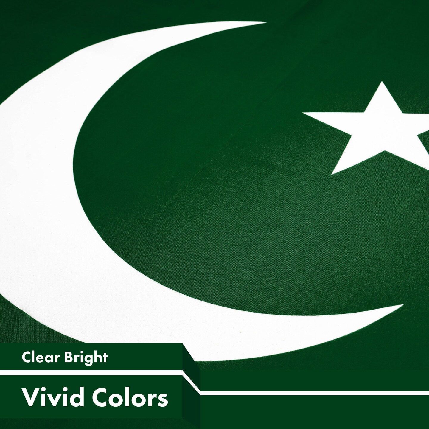 G128 2 Pack: Pakistan Pakistani Flag | 3x5 Ft | LiteWeave Pro Series Printed 150D Polyester | Country Flag, Indoor/Outdoor, Vibrant Colors, Brass Grommets, Thicker and More Durable Than 100D 75D Poly