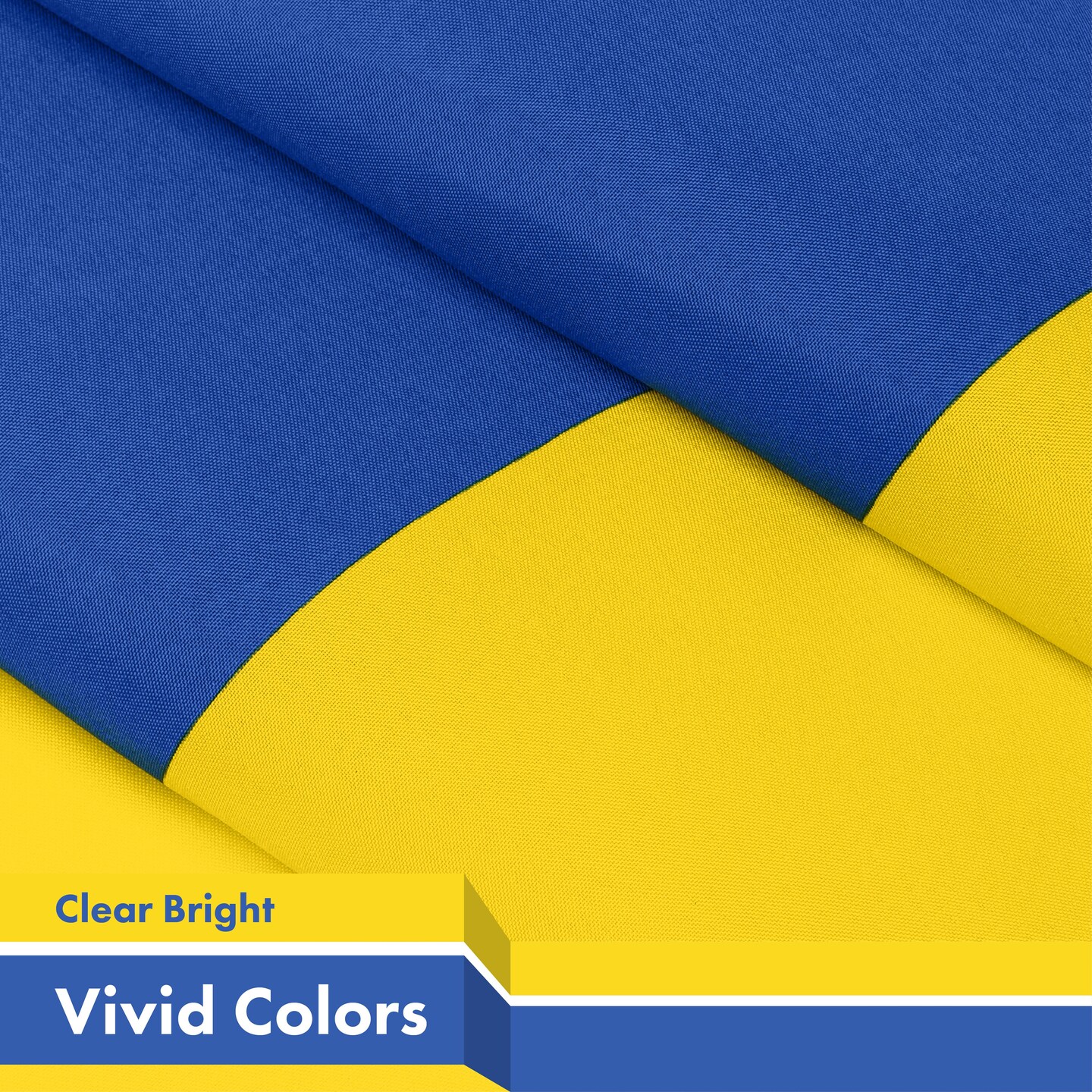 G128 Ukraine Ukrainian Flag | 2x3 Ft | LiteWeave Pro Series Printed 150D Polyester | Country Flag, Indoor/Outdoor, Vibrant Colors, Brass Grommets, Thicker and More Durable Than 100D 75D Polyester