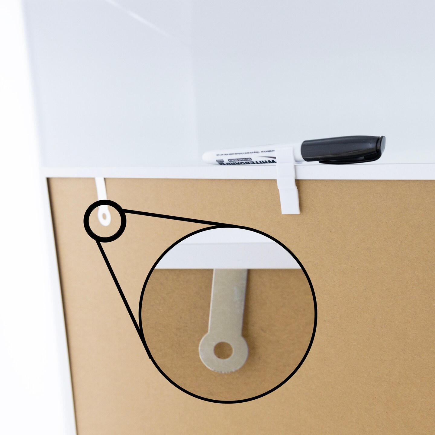 BAZIC METALLIQUE Aluminum Framed Magnetic Dry Erase/Cork Combo Board 16" X 20"