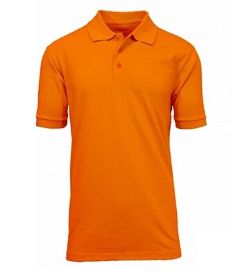 Wholesale&#xAE; Short Sleeve School Uniform Polo Shirt