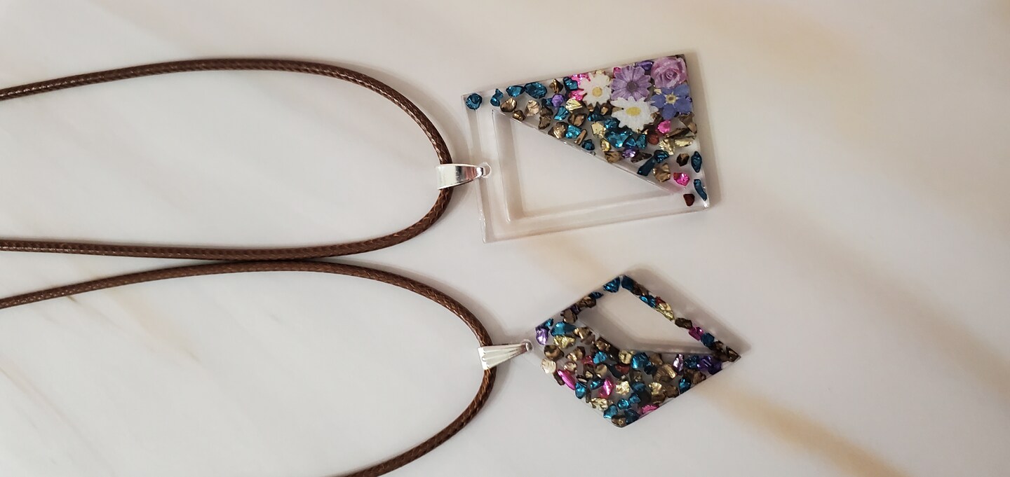 Rectangle Pendant Necklace product 3