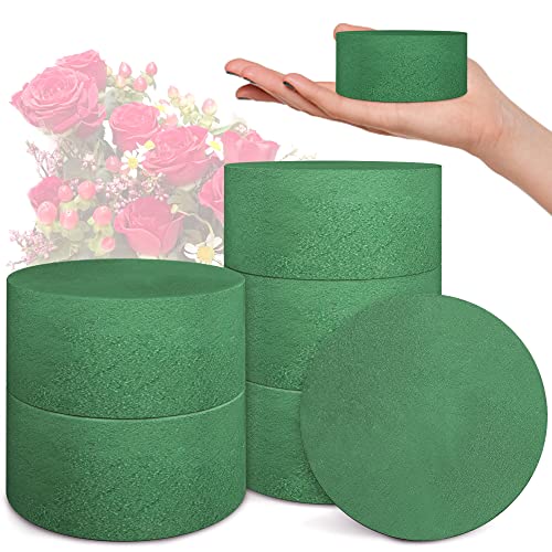 6 Pack Round Floral Foam Blocks 3 Large Dry Floral Foam for Artificial Flowers Flower Foam Blocks for Wedding Aisle Flowers Party Decoration Michaels