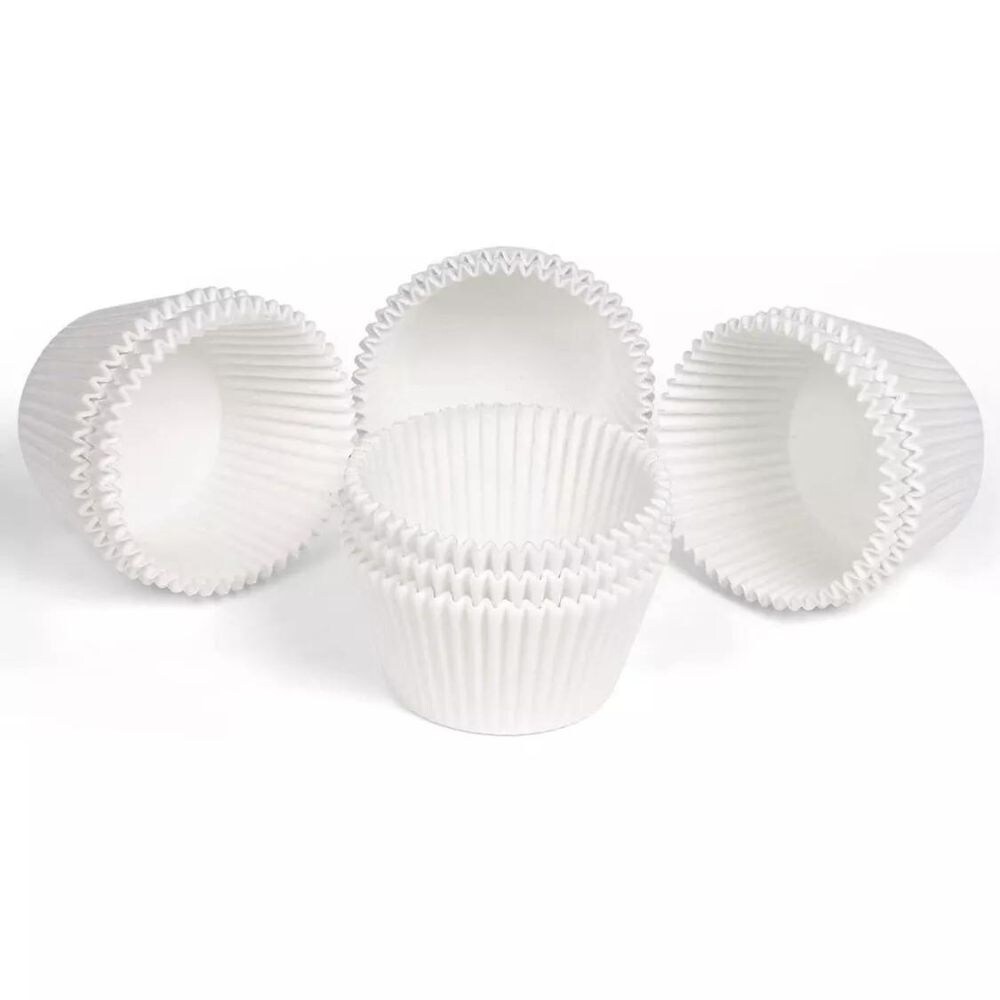 White Cupcake Muffin Liners Food Grade Baking Cups