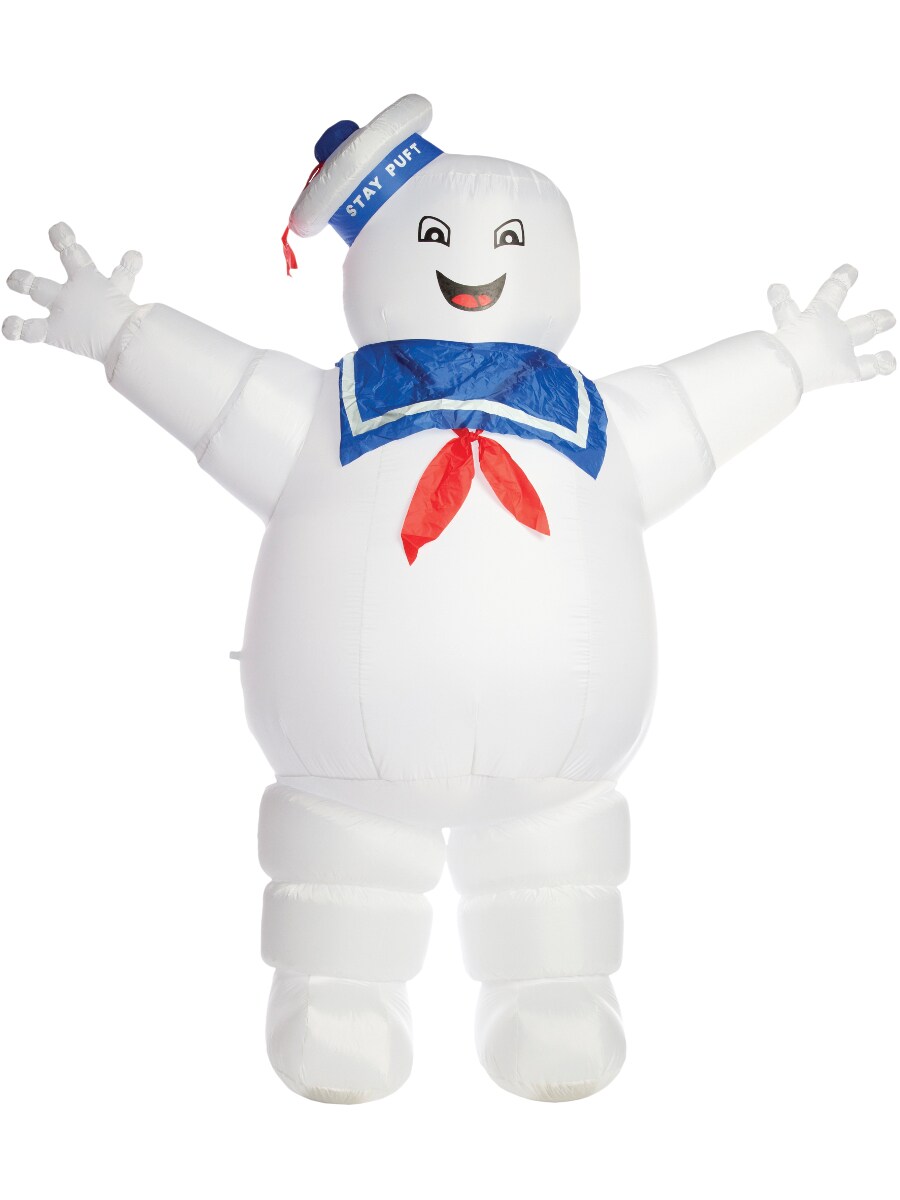 8.5&#x27; Tall Inflatable Ghostbusters Stay Puft Marshmallow Man Halloween Decoration