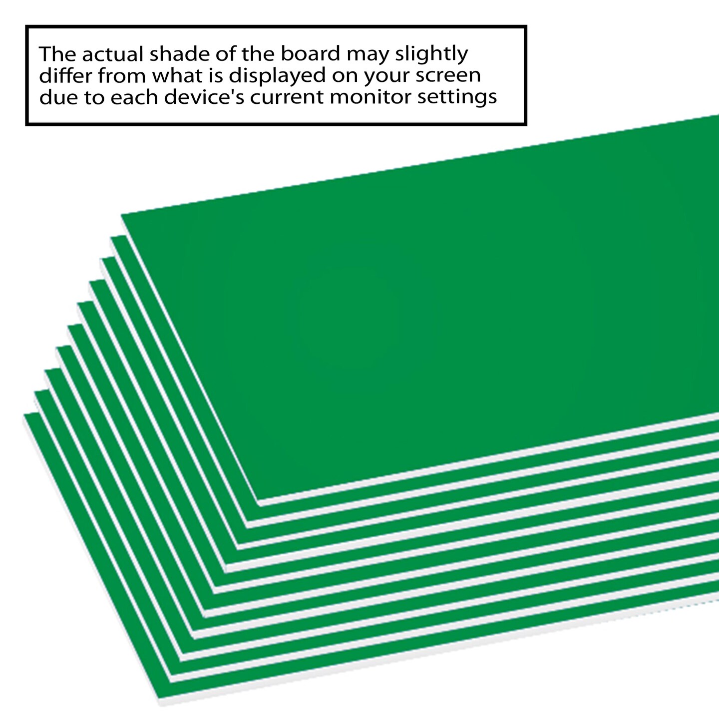 BAZIC 20&#x22; X 30&#x22; Green Foam Board