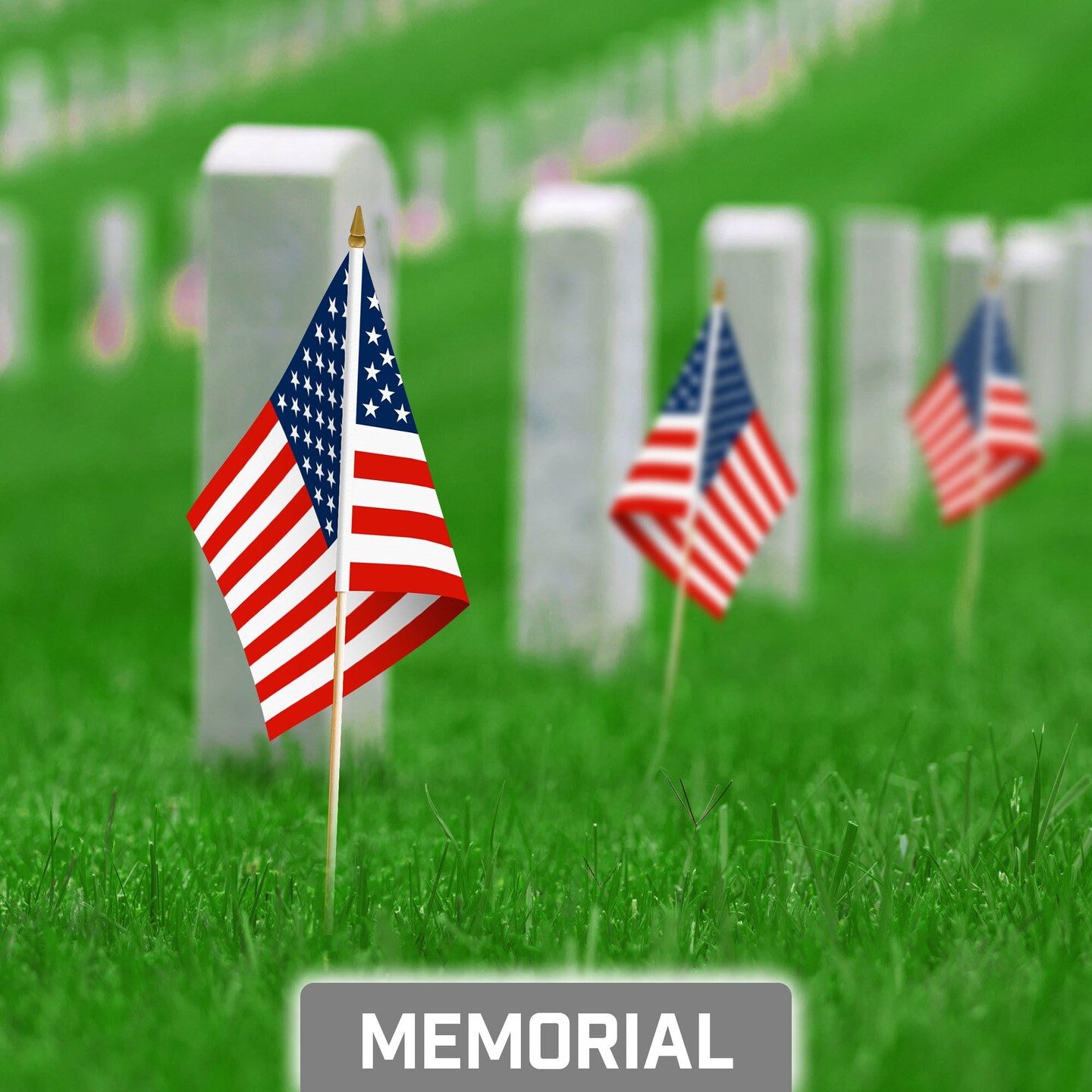 G128 50 Pack Handheld American USA Stick Flags | 8x12 In | Printed 150D Polyester, Country Flag, Solid Wooden Stick, Spear Gold Tip, Great for Patriotic Decorations