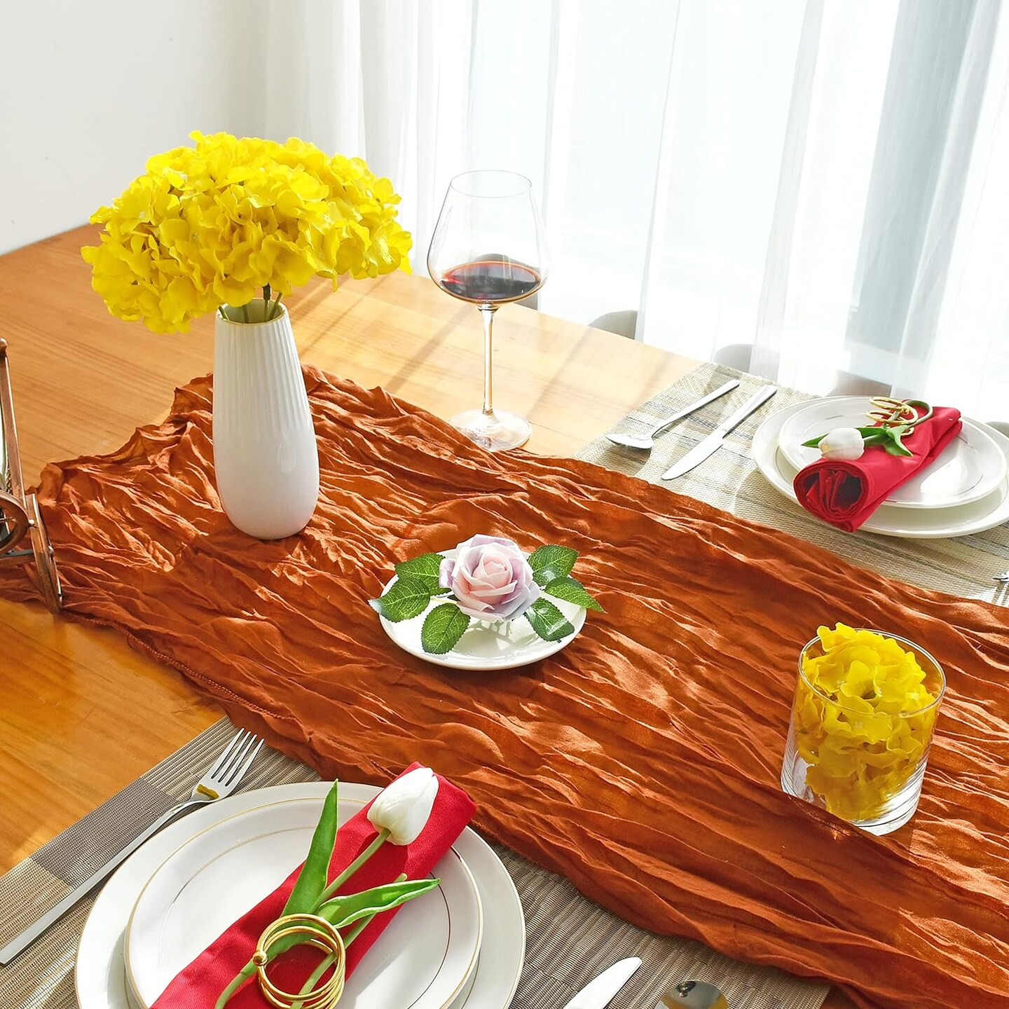 10pcs Hydrangea Silk Flower Heads: Perfect for Mother's Day, Easter, and Weddings