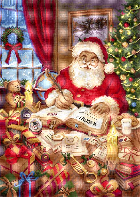 Counted Cross Stitch Kit The List of naughty and nice Leti951
